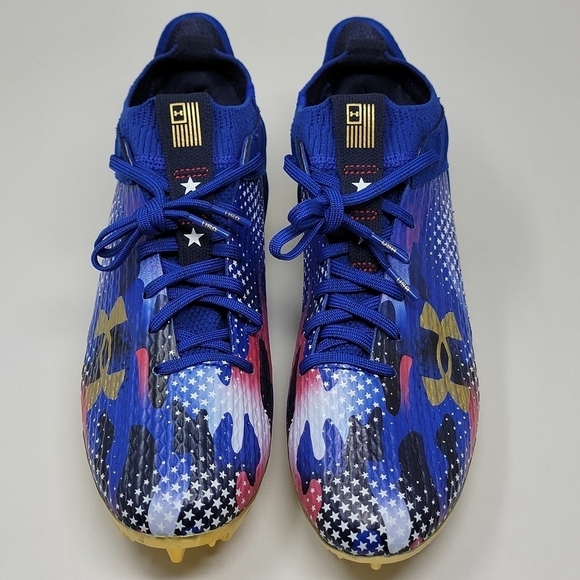 Under Armour Men’s UA Spotlight 4 MC USA Football Cleats 3027307-400 Size 8 New main image 8